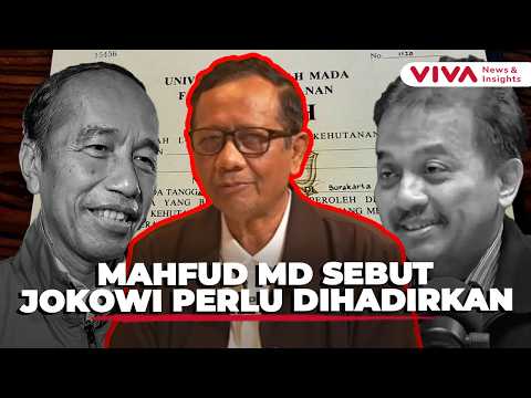 Mahfud MD soal Ijazah Jokowi Seret Roy Suryo, Kalau Mau Adil Dibuktikan Dahulu