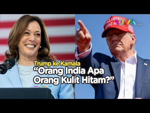 Makin Panas Jelang Pemilu AS! Trump Menanyakan Ras Kamala Harris