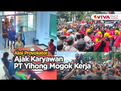 Detik-detik Pekerja Sweeping Pabrik, Seluruh Karyawan Langsung Kena PHK