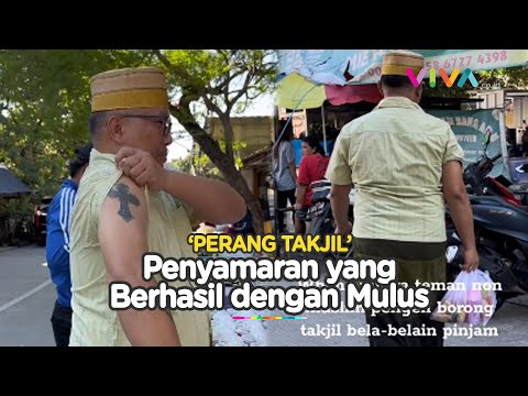 Jurus Ninja Nonis Dalam Berburu Takjil, Pas Dibuka Tato Salib Mentereng
