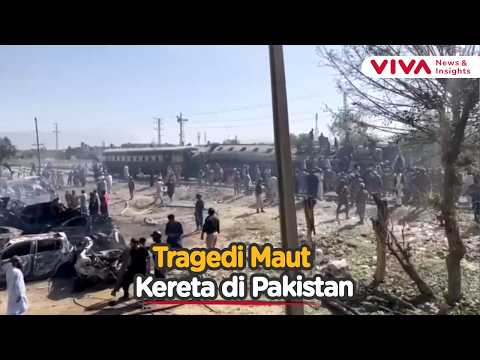 Bom Bunuh Diri Guncang Pakistan, Kereta Bawa Tentara Terbakar
