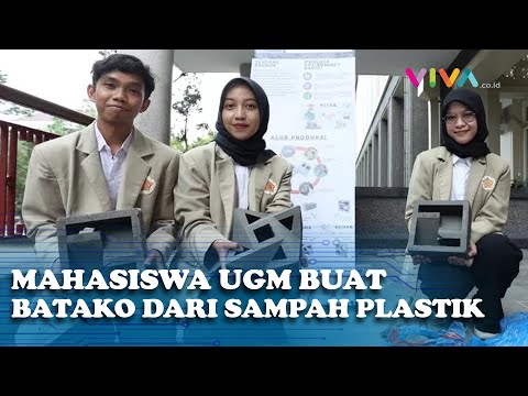 Batako Tahan Gempa dari Sampah Ala Mahasiswa UGM
