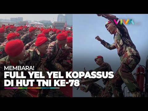 [FULL] Teriakan Yel Yel Kopassus Pembakar Semangat di HUT ke 78