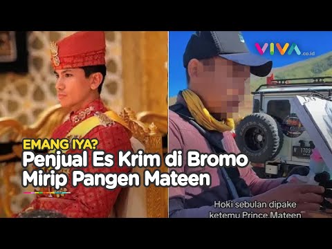 Pedagang Es Krim Jadi Rebutan Gegara Mirip Pangeran Mateen