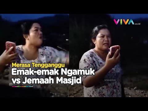 Emak-emak Emosi Dengar Toa Masjid, Cekcok dengan Jamaah