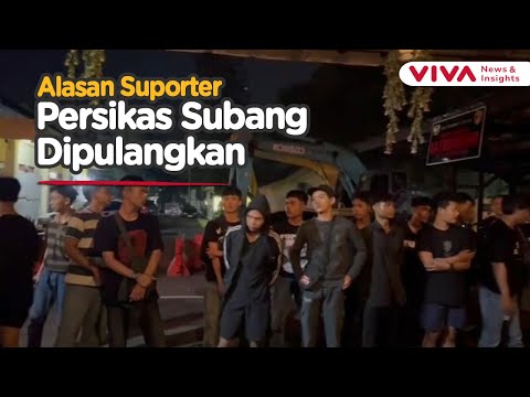 Sempat Ditahan Polisi, 20 Suporter Persikas Subang Dipulangkan