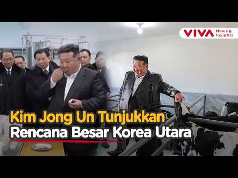 Momen Kim Jong Un Mencicipi Keju hingga Elus Kepala Sapi di Tengah Persiapan Kongres Partai
