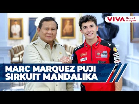 Prabowo Sambut Marquez dan Dua Pembalap Muda Indonesia di Istana