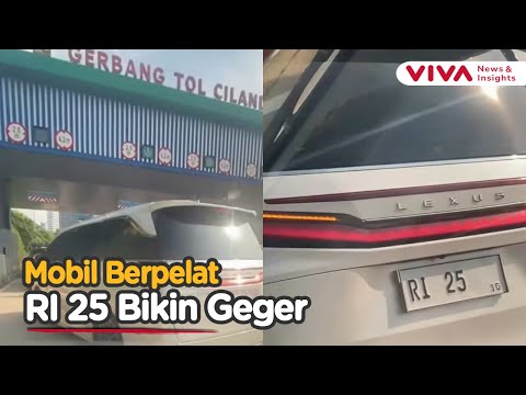 Pejabat Berplat RI 25 Serobot Antrean Tol?