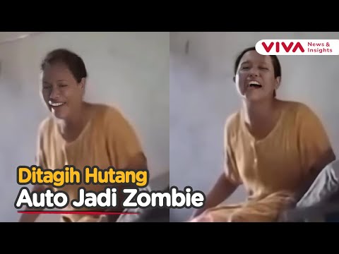 Emak-emak Bikin Ngakak, Ditagih Hutang Berubah Jadi Zombie