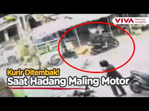 Aksi Heroik Kurir Berujung Petaka, Ditembak Pelaku Curanmor di Matraman