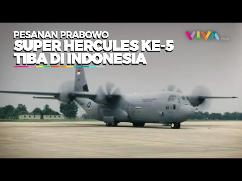 DETIK-DETIK Super Hercules Kelima Pesanan Prabowo Tiba di Indonesia