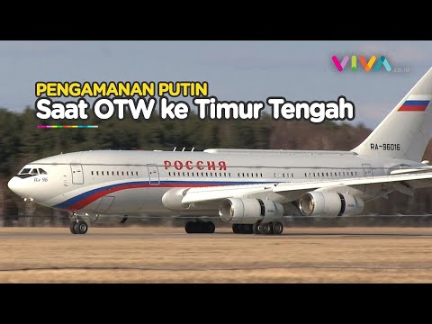 Pengamanan Ketat Putin Ketika Membelah Langit Timur Tengah