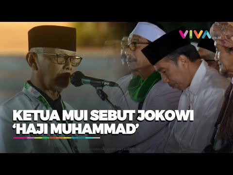 Pujian Ketua MUI Buat Jokowi hingga Sebut 'Haji Muhammad'