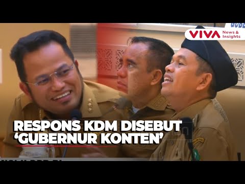 Jawaban Cerdas KDM Dijuluki 'Gubernur Konten' saat Rapat