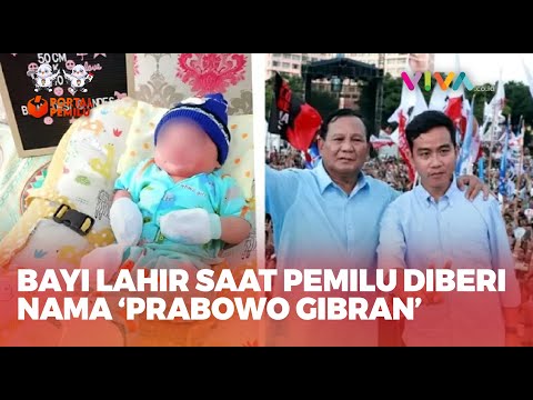 Lahirnya Bayi Bernama 'M. Prabowo Gibran' Saat Pemilu 2024