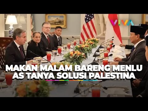 Prabowo Bikin Antony Blinken Gelagapan Bahas Konflik Palestina