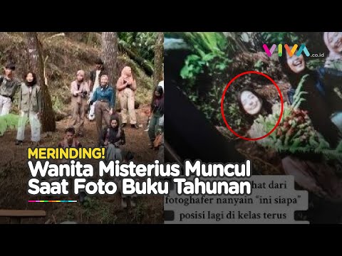 Penampakan Wanita Bergaun Tak Diundang Saat Foto Buku Tahunan Siswa