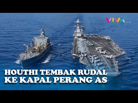 Houthi Perang vs Kapal Militer AS, Dua Kapal Kargo Auto Mundur
