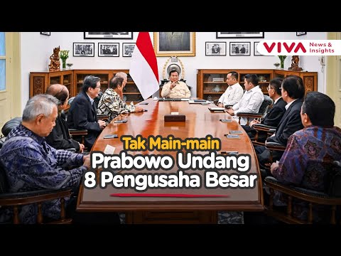 8 Pebisnis Kelas Kakap Temui Prabowo, Bahas Persoalan Serius