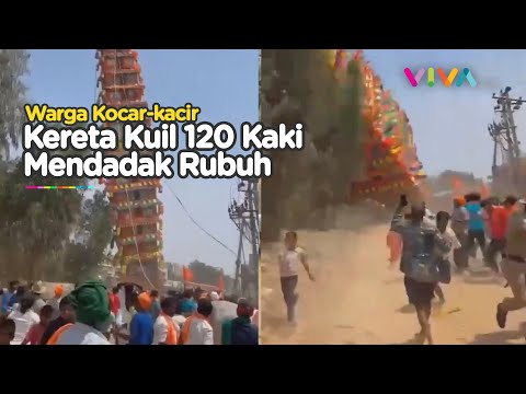 DETIK-DETIK Kereta Kuil Nyaris Menyentuh Langit Runtuh Menghentak Bumi