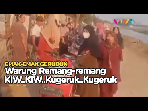 Segerombolan Emak-emak Gerebek Warung Remang-remang