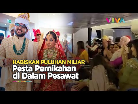 Cetak Rekor Dunia, Pesta Pernikahan Konglomerat di Pesawat