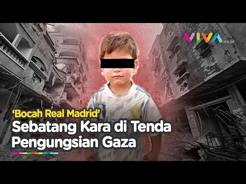 Bikin Patah Hati! Video Anak Kecil Tinggal Sendirian Di Tenda Pengungsian Gaza