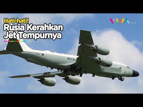 Rusia MURKA, Jet Tempur Inggris-Pesawat Intai AS Terobos Kawasan