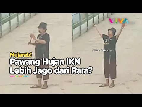 Pawang Hujan Bawa 1.000 Dupa, Taklukkan Hujan di IKN