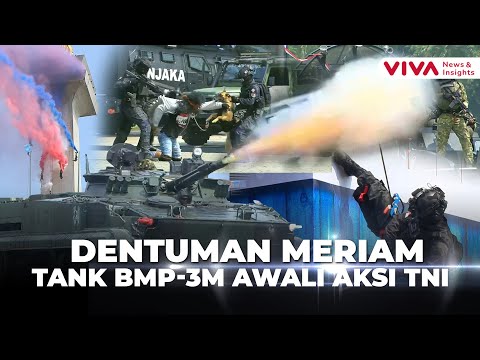 Bak Film Action! Detik-detik Pasukan Khusus TNI Serbu Markas Teroris