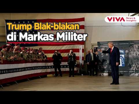 Donald Trump Pidato Kontroversial di Hadapan Para Tentara