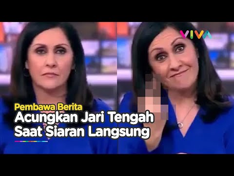 Fakta di Balik Pembaca Berita Acungkan Jari Tengah saat Siaran Langsung