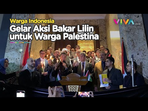 Indonesia Gelar Aksi Bakar Lilin, Dubes Palestina Berterima Kasih Dukungan Tak Berhenti