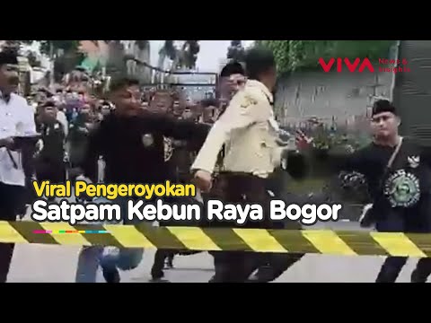 Satpam Kebun Raya Bogor Dikeroyok Ormas, Menerobos Masuk