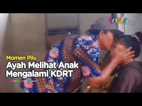 Naik Motor Tua, Hati Ayah Teriris Jemput Anaknya Jadi Korban KDRT