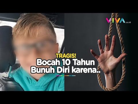 Bocah 10 Tahun Nekat Bunuh Diri, Ratusan Pemotor Beri Penghormatan