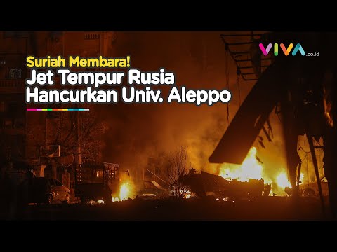 Suriah Berapi-api, Jet Tempur Rusia Gempur RS Universitas Aleppo