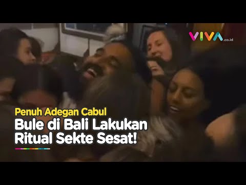 GILA! Sekelompok Bule Cabul Lakukan Sekte Sesat di Bali