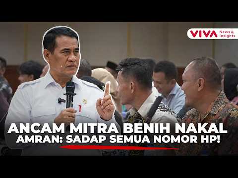 Tegas! Mentan Amran Ancam Blacklist hingga Proses Hukum Penyedia Benih yang Nakal