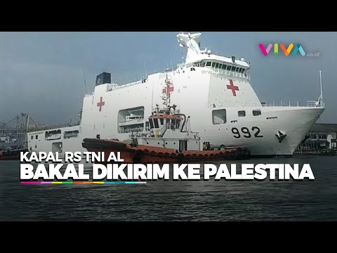 Penampakan Kapal Rumah Sakit TNI AL Tiba di Jakarta, Siap Bantu Palestina