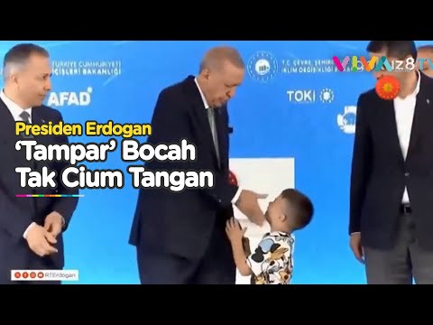 REKAMAN Video Erdogan 'Tampar' Bocah Perkara Cium Tangan