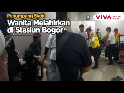Video Ibu Melahirkan di Dalam Toilet Stasiun Bogor
