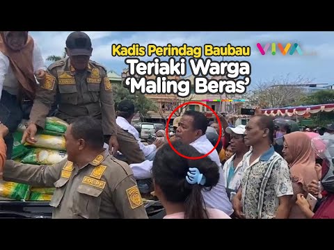 Padahal Bayar, Warga Diteriaki Maling Beras oleh Kadis Perindag Baubau
