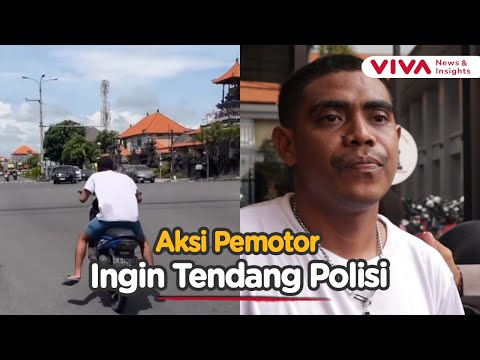 Pemotor Ugal-ugalan Nyaris Aniaya Polisi