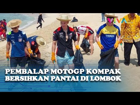 Momen Seru Pembalap MotoGP Tanam Terumbu Karang-Bersihkan Pantai