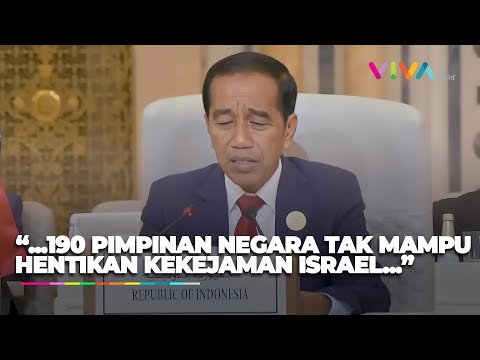 Hadiri KTT Luar Biasa OKI, Jokowi: Kita Harus Bersatu Selesaikan Krisis di Gaza