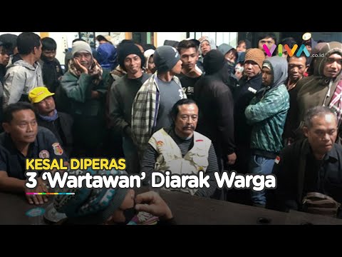 Ratusan Warga Mendidih, Tiga Orang Ngaku Wartawan Diamuk dan Diarak!