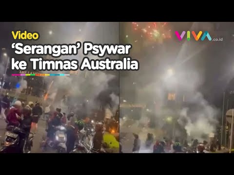 Fans Timnas Indonesia Ganggu Timnas Australia di Depan Hotel Jelang Pertandingan