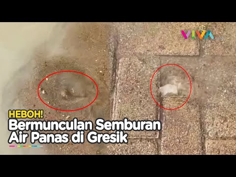 GEMPAR Delapan Titik Semburan Air Panas Muncul di Bawean Gresik Usai Gempa
